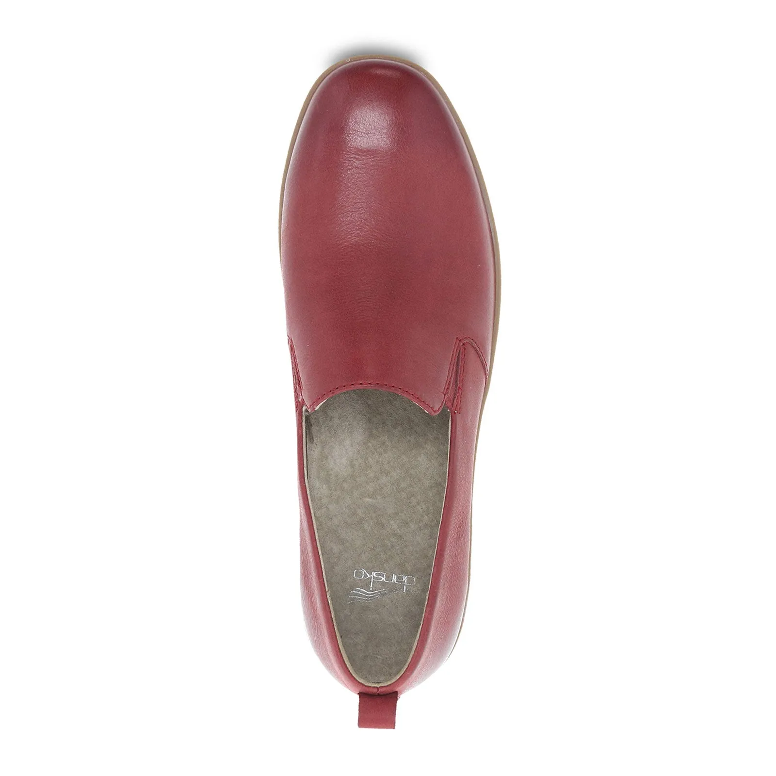 Dansko Linley Slip On (Women) - Red Burnished Calf