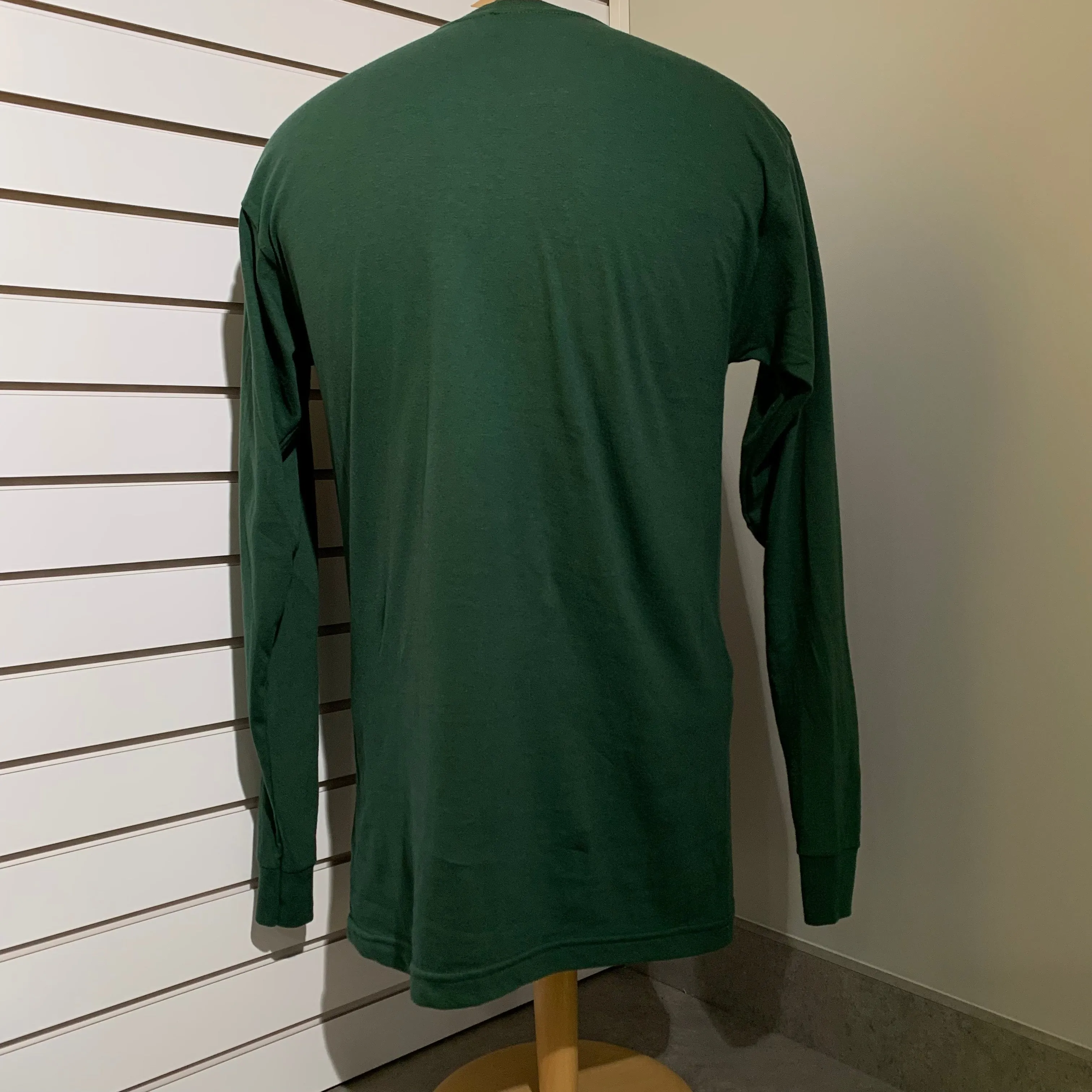 Dark Green Irish Ringspun Long Sleeve Tee