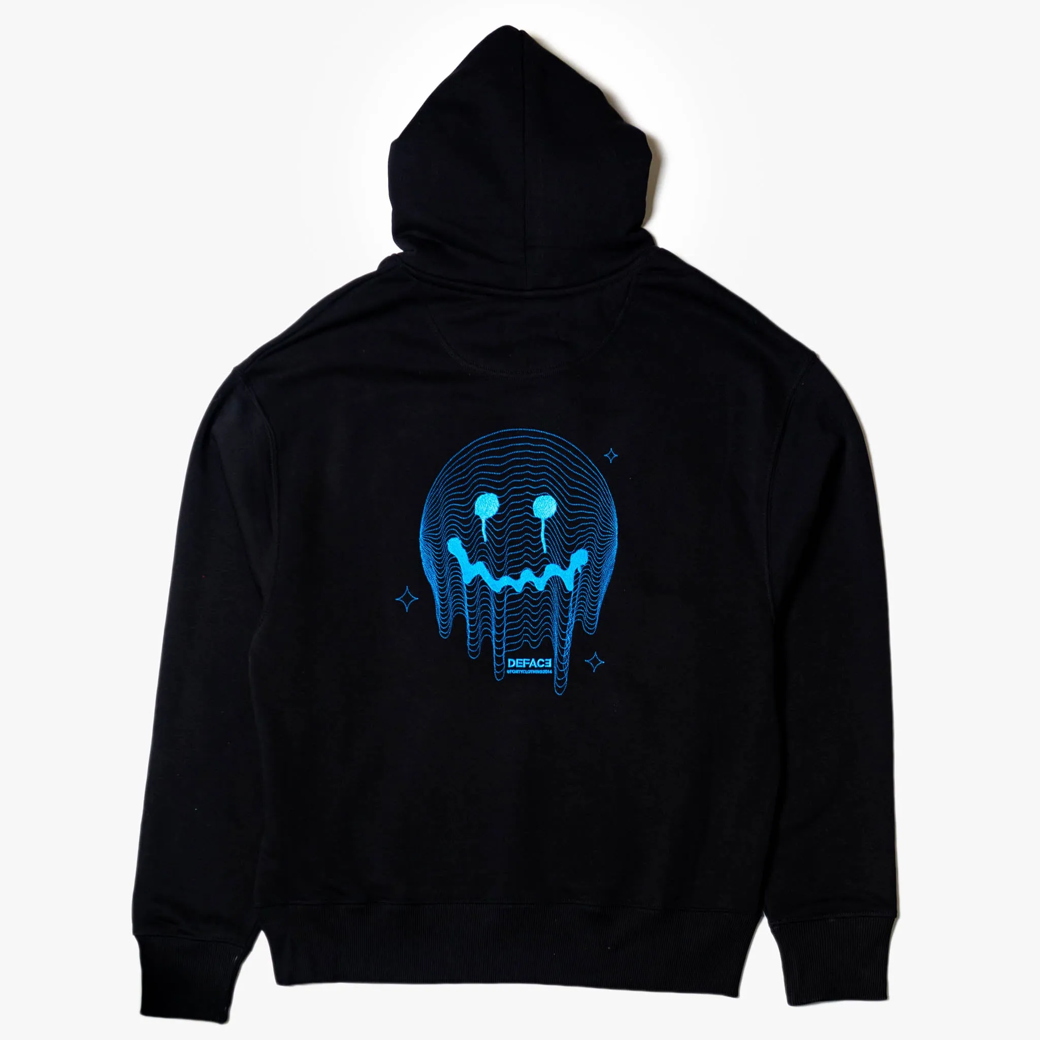 Deface TOPO Hoodie (Black/Electric)