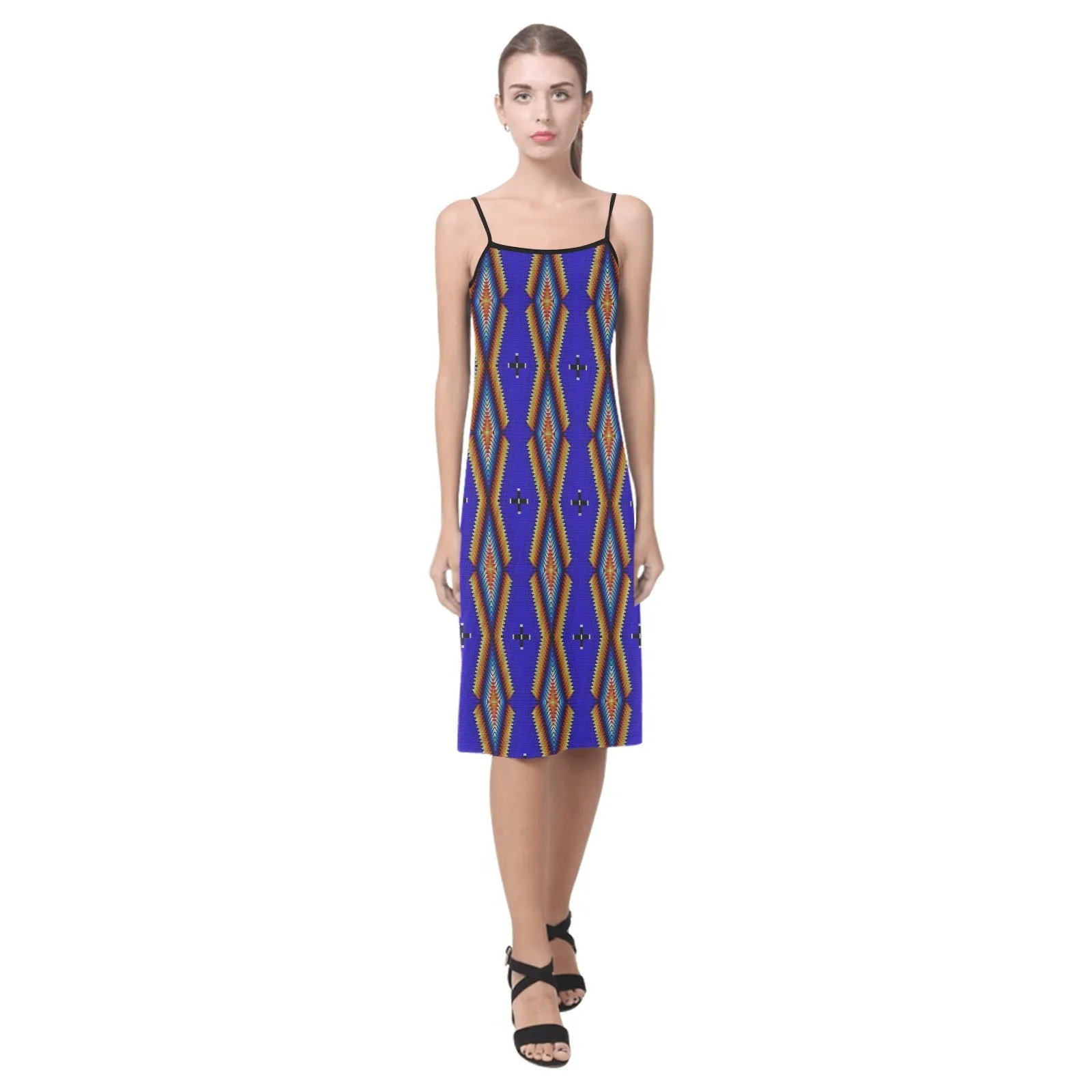 Diamond in the Bluff Blue Alcestis Slip Dress