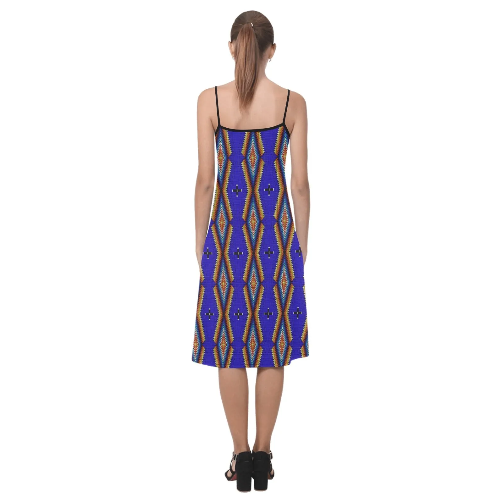 Diamond in the Bluff Blue Alcestis Slip Dress