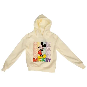 Disney Classic Mickey Mouse Colorful Names Youth Hoodie