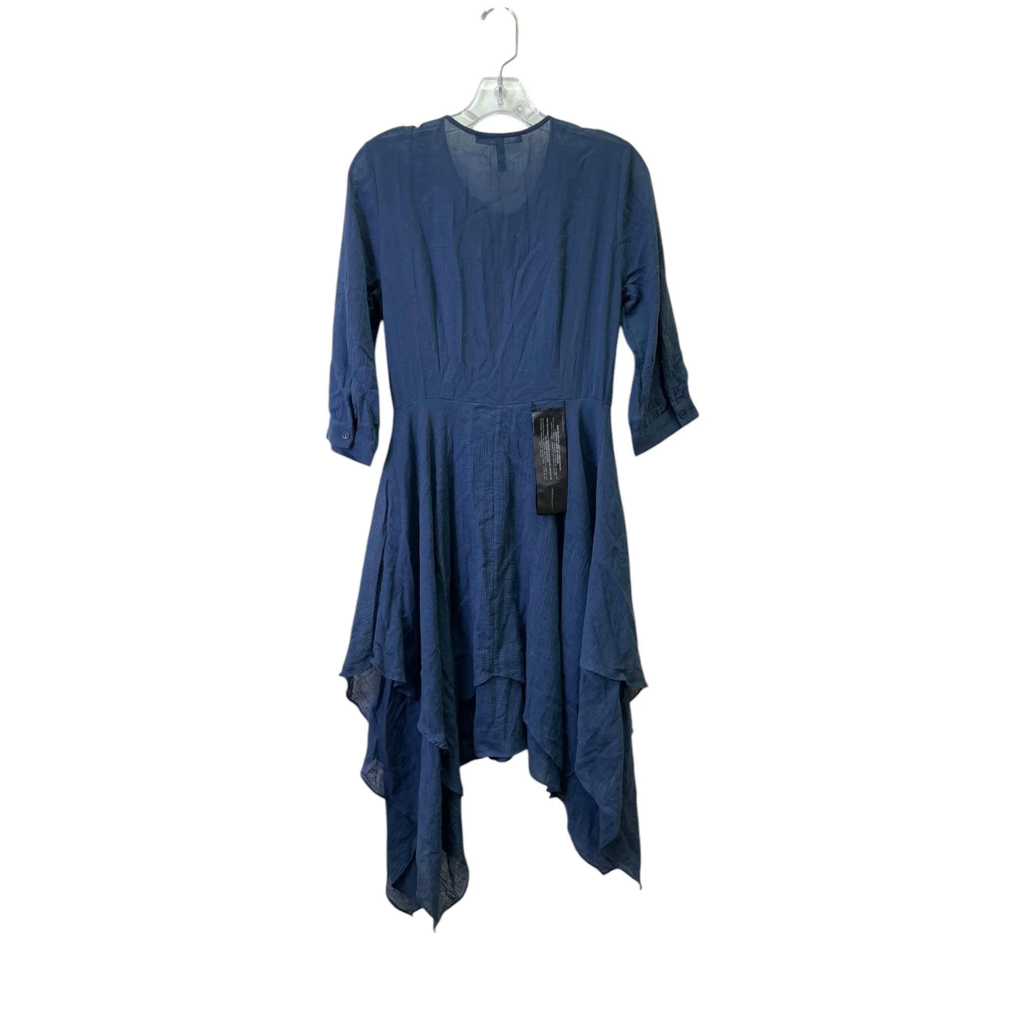 Dress Casual Midi By Bcbgmaxazria In Blue, Size:S