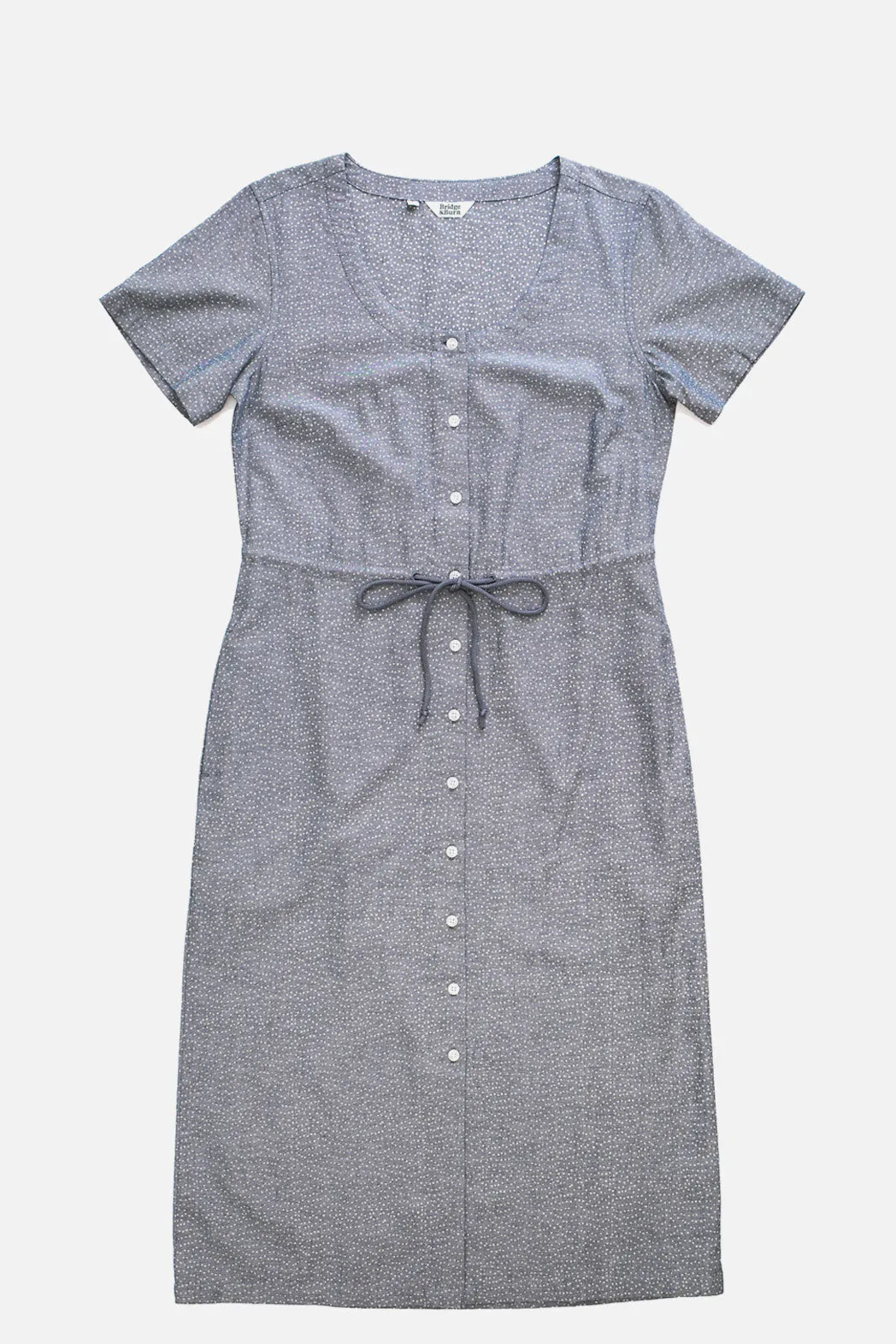 Effie Dress / Chambray Polkadot