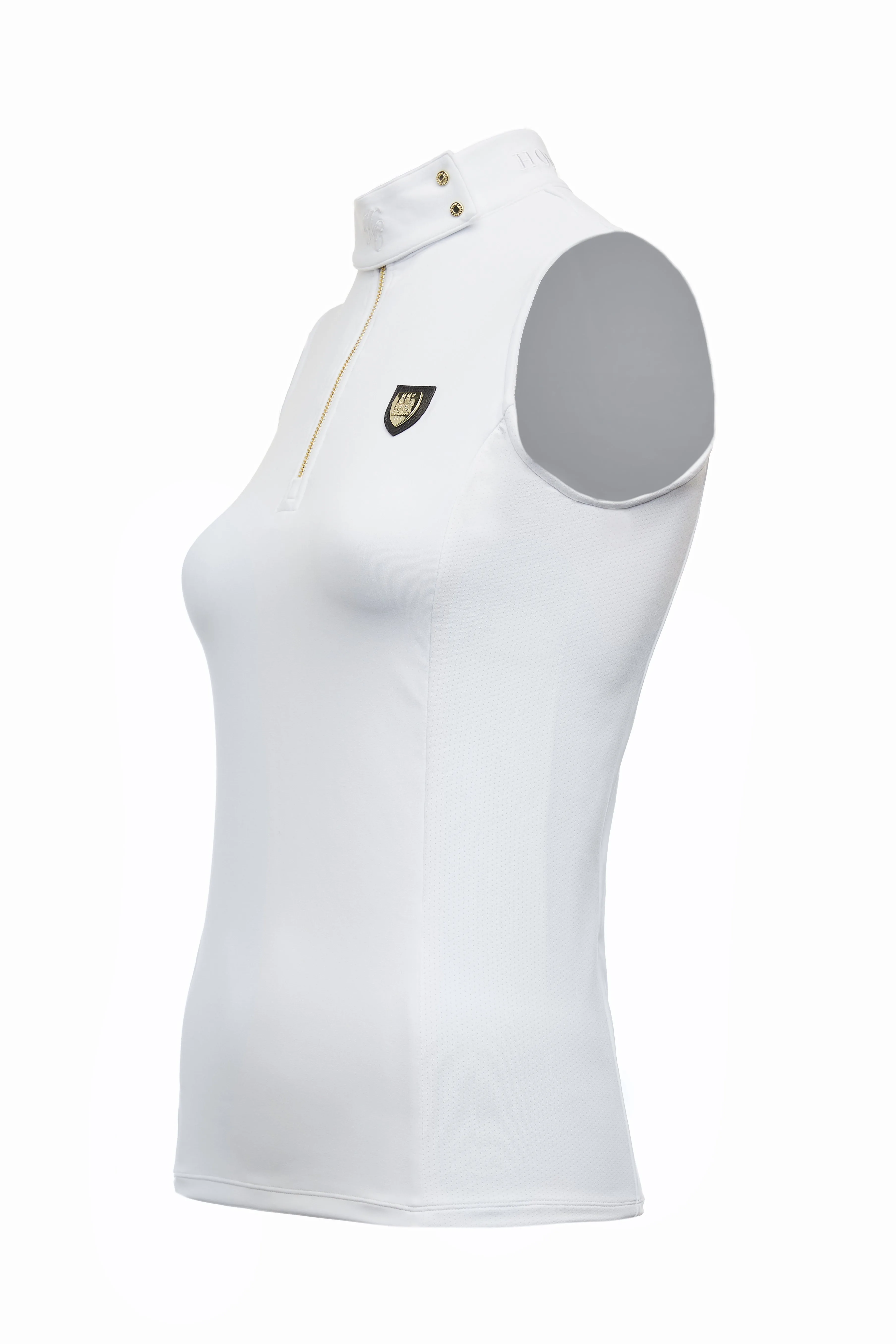 Elite Sleeveless Base Layer (White)