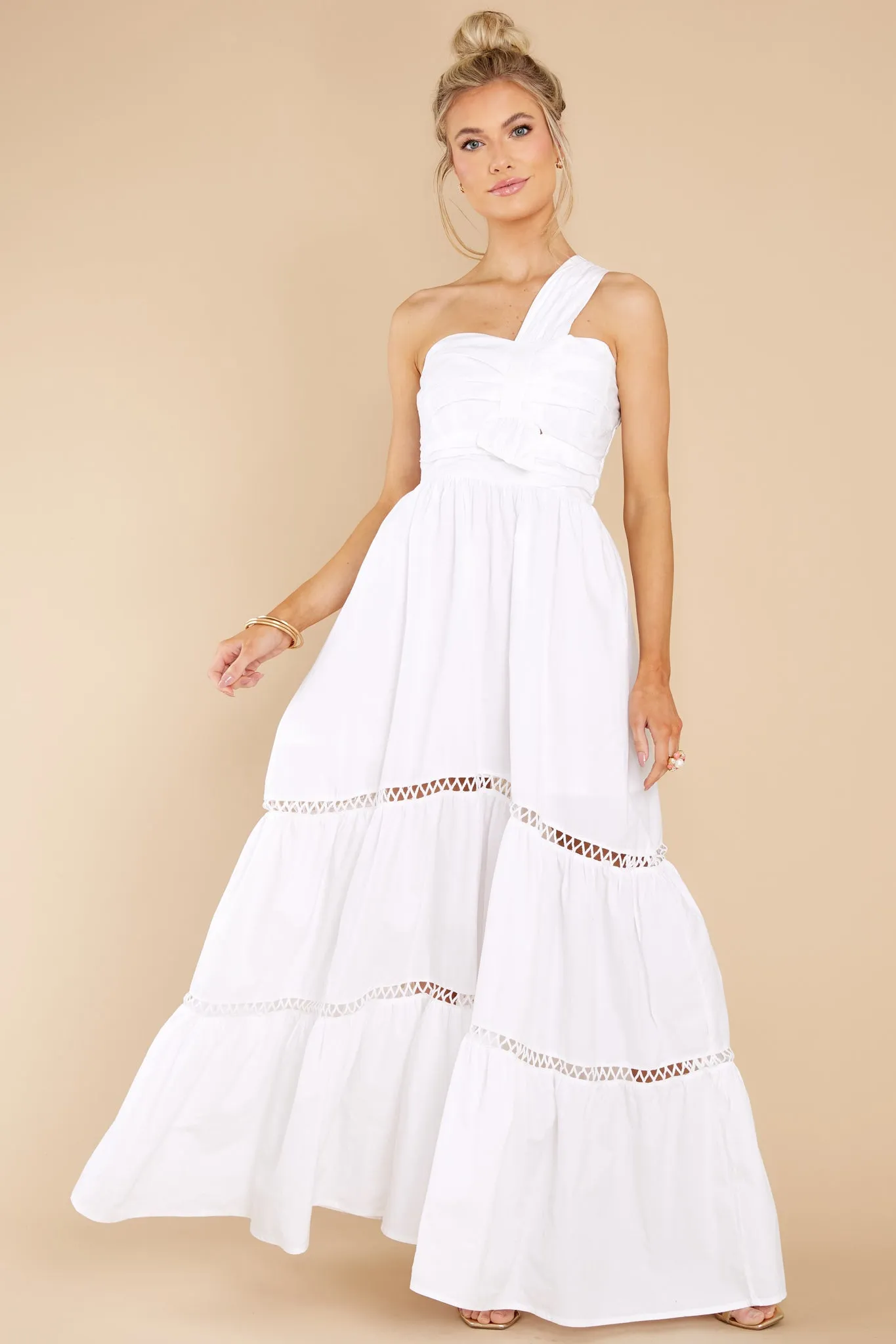 Elle White Maxi Dress