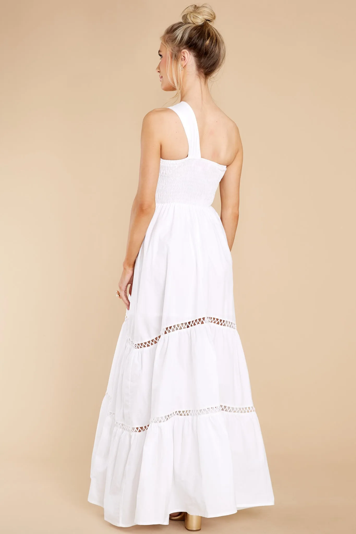 Elle White Maxi Dress