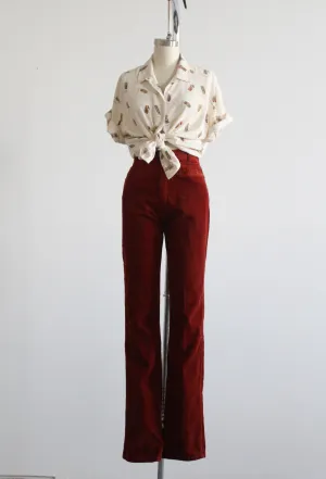 ember corduroy trousers