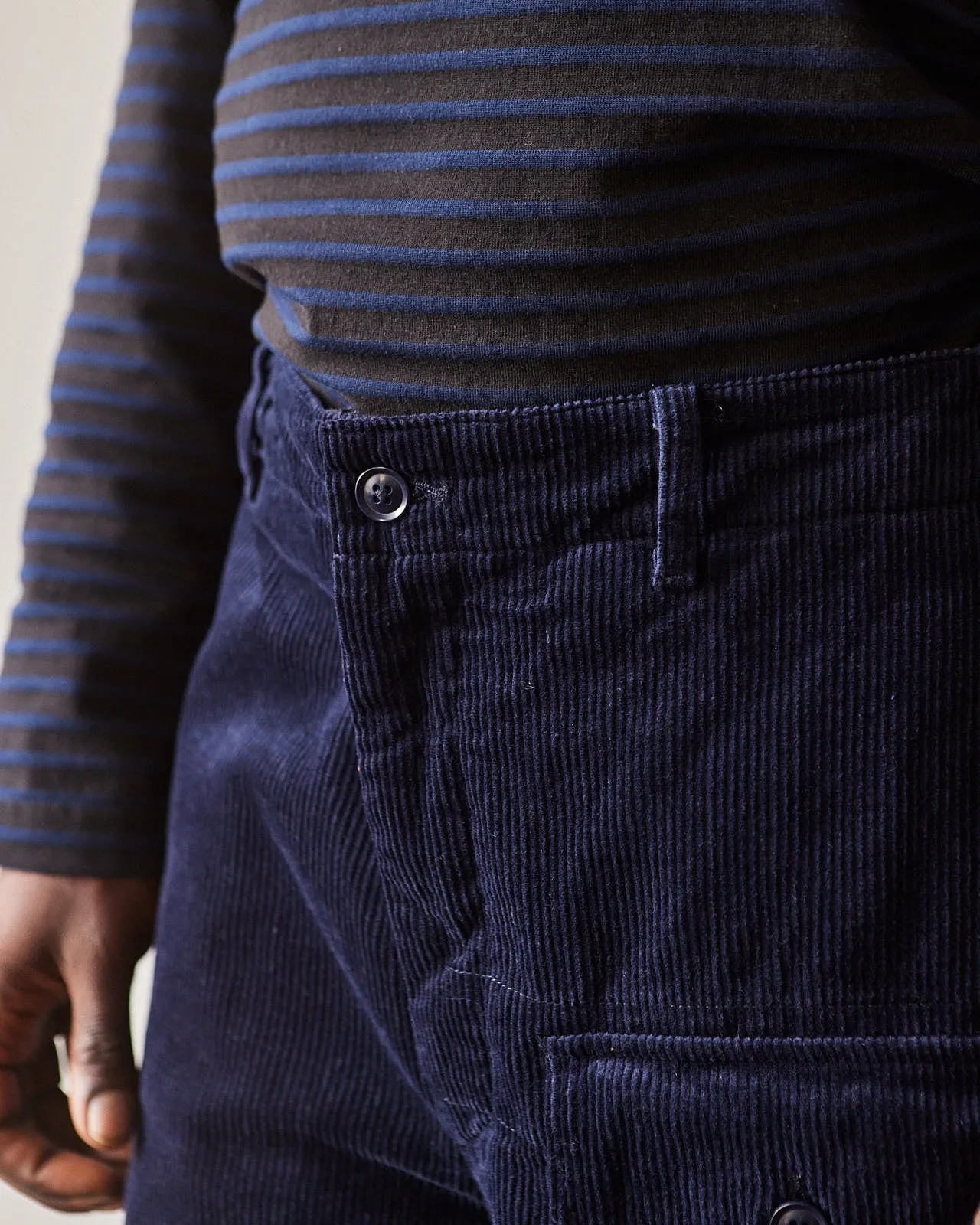 Engineered Garments Corduroy Deck Pant, Navy