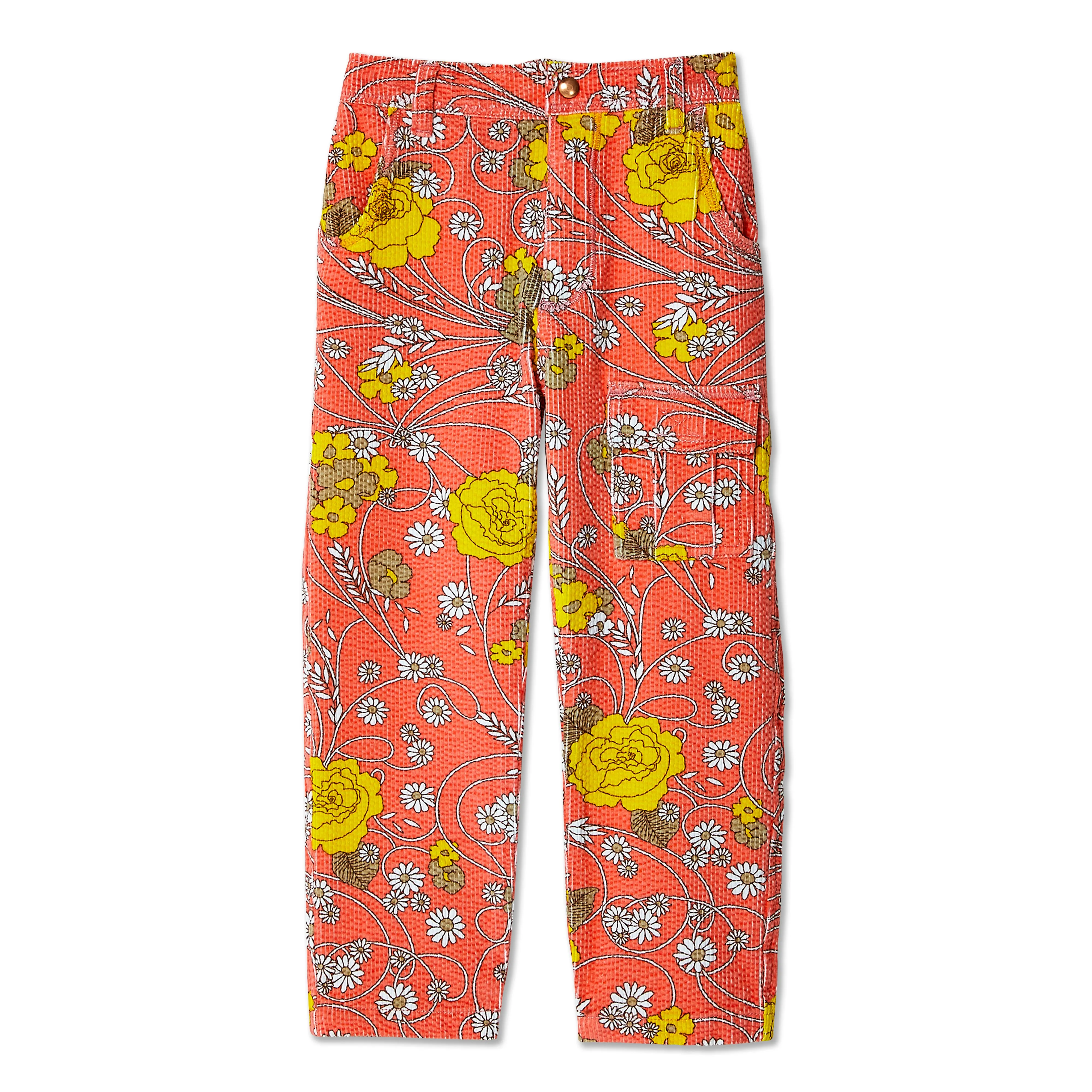 ERL - Kid's Corduroy Printed Pants - (Pink)