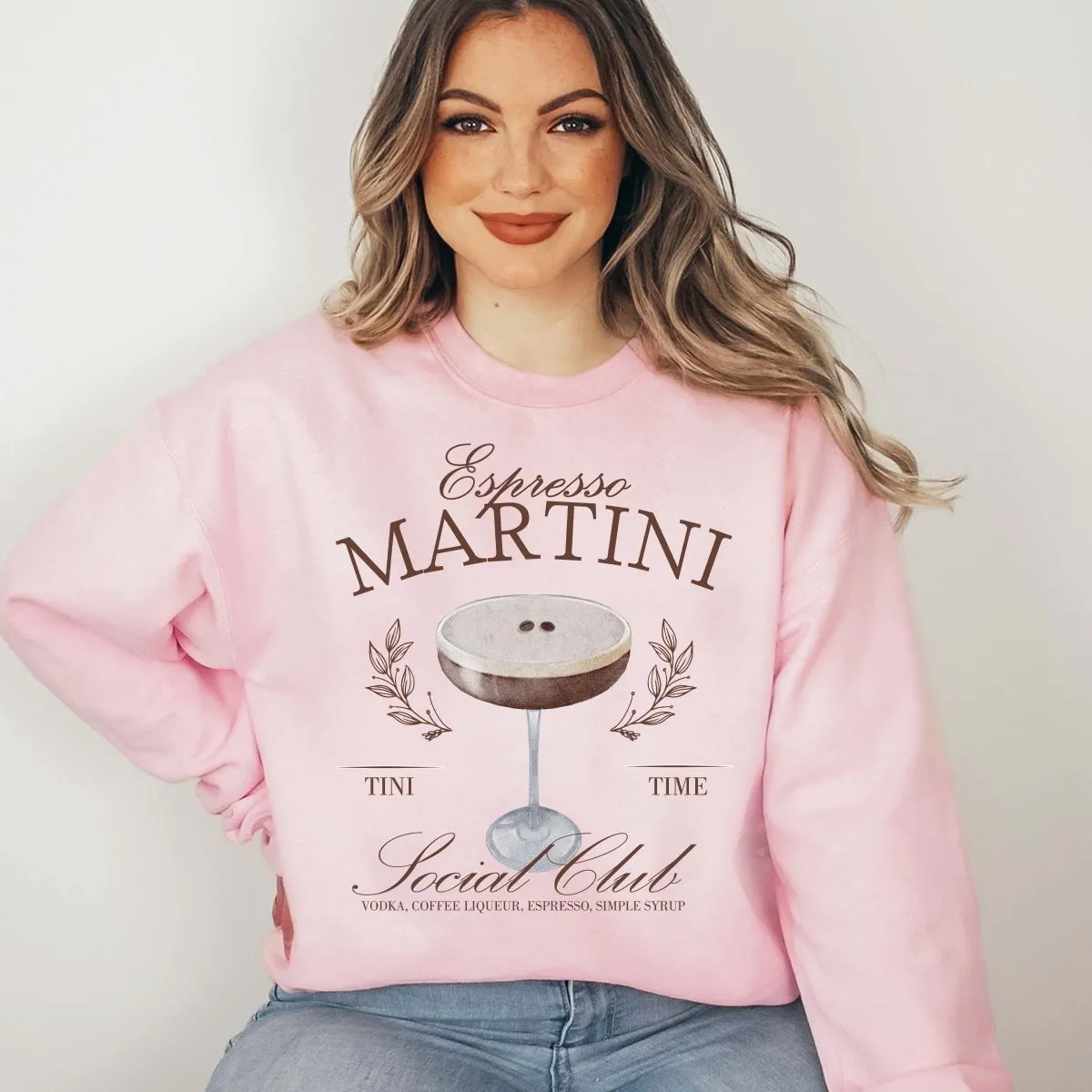 Espresso Martini Social Club Crew Sweatshirt