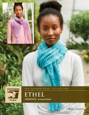 Ethel crochet/knit scarf patterns from Juniper Moon Farm