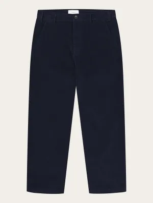 FLINT wide corduroy chino pants - Night Sky