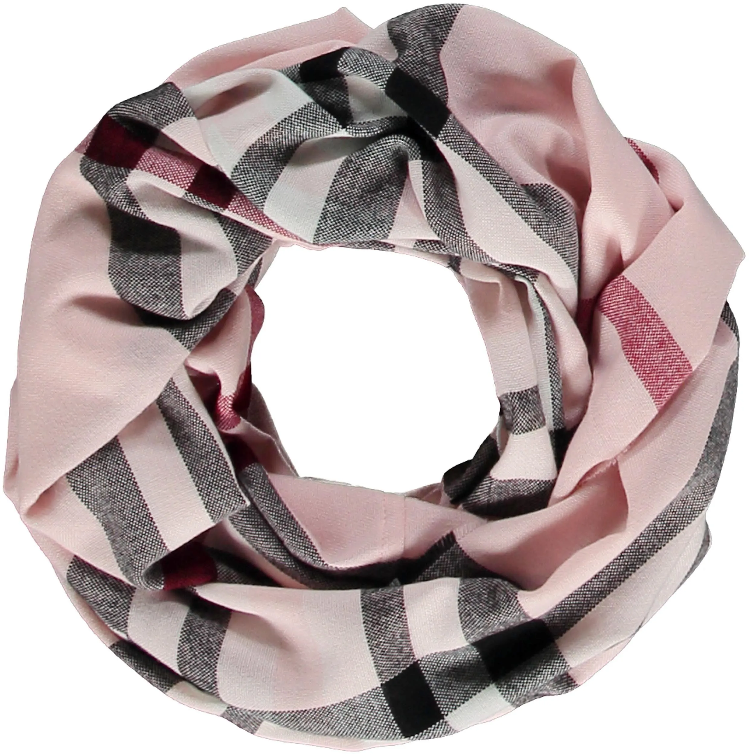 FRAAS Plaid Lightweight Infinity Scarf