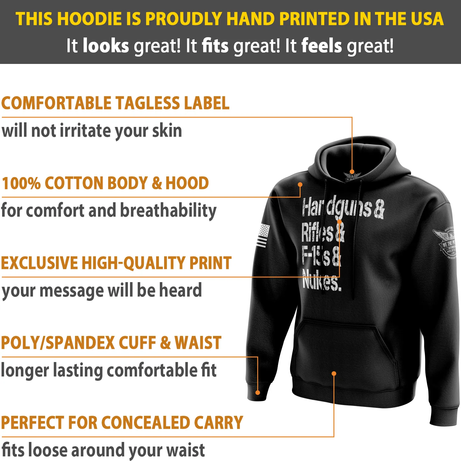 Freedom Checklist Hoodie