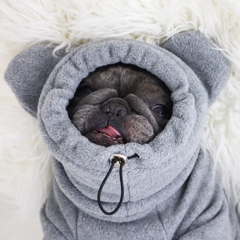 Frenchiestore Organic Dog Frenchie Ear Hoodie | Koala Bear