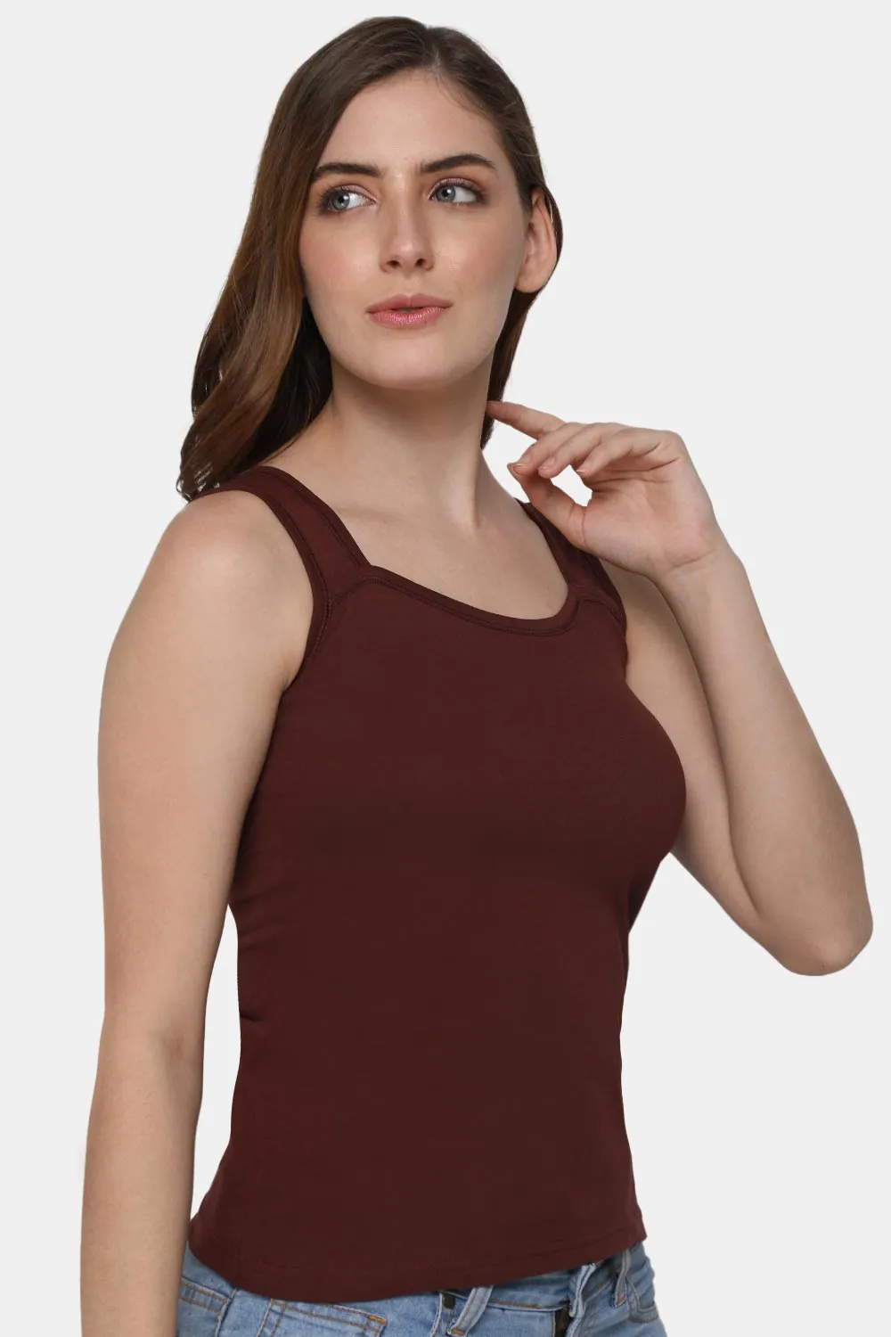 Full Coverage Sweat Absorbent Intimacy Cotton Tanktop - IN07