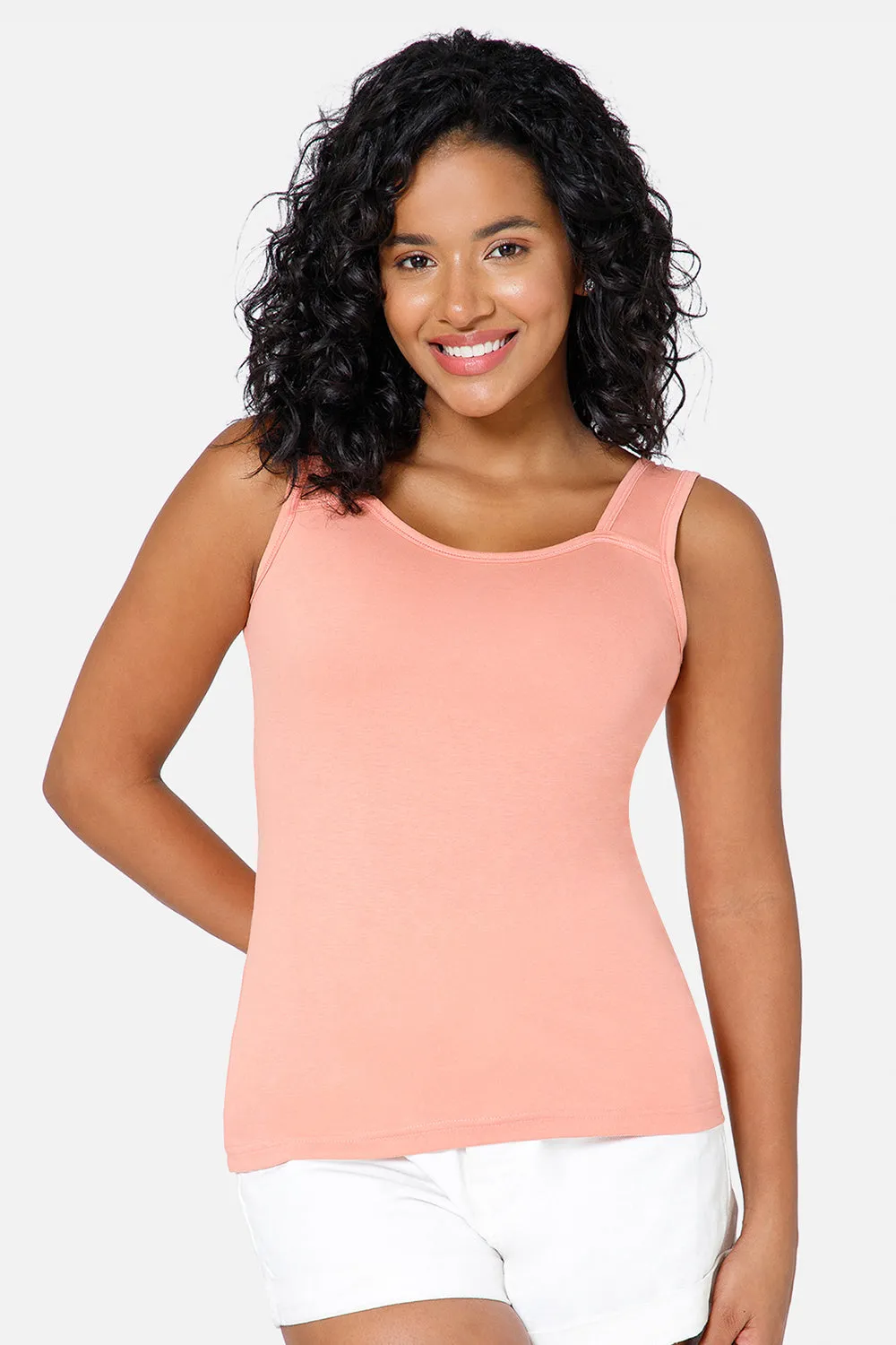 Full Coverage Sweat Absorbent Intimacy Cotton Tanktop - IN07