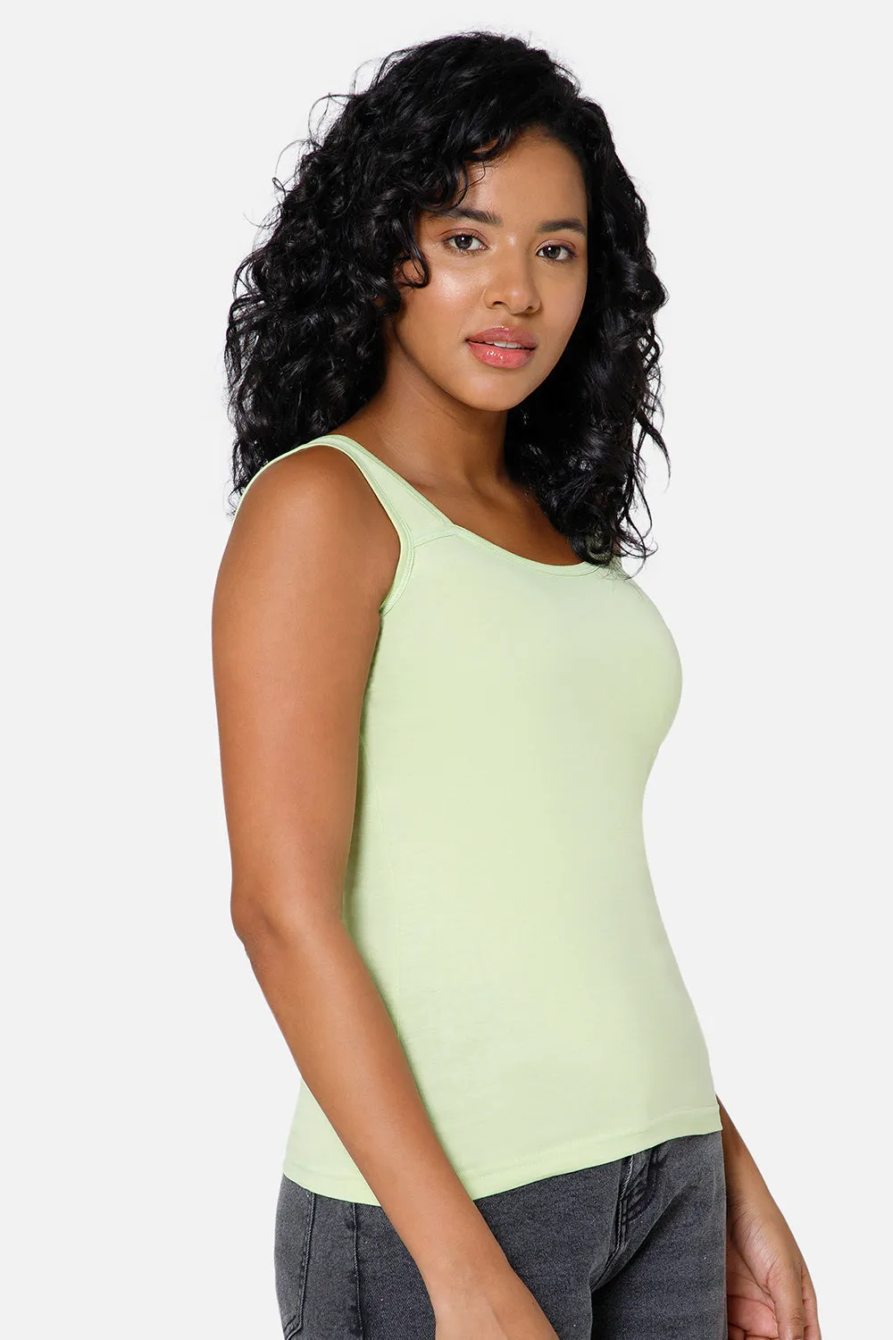 Full Coverage Sweat Absorbent Intimacy Cotton Tanktop - IN07