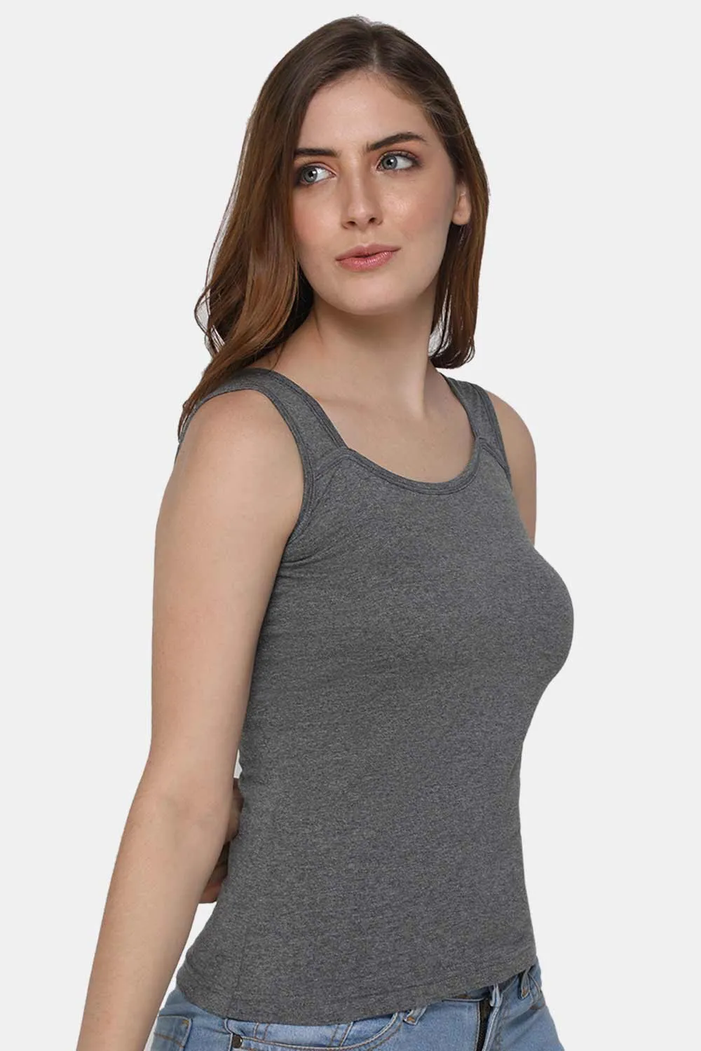 Full Coverage Sweat Absorbent Intimacy Cotton Tanktop - IN07