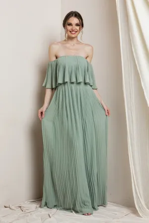 Garden Off-the-shoulder Maxi