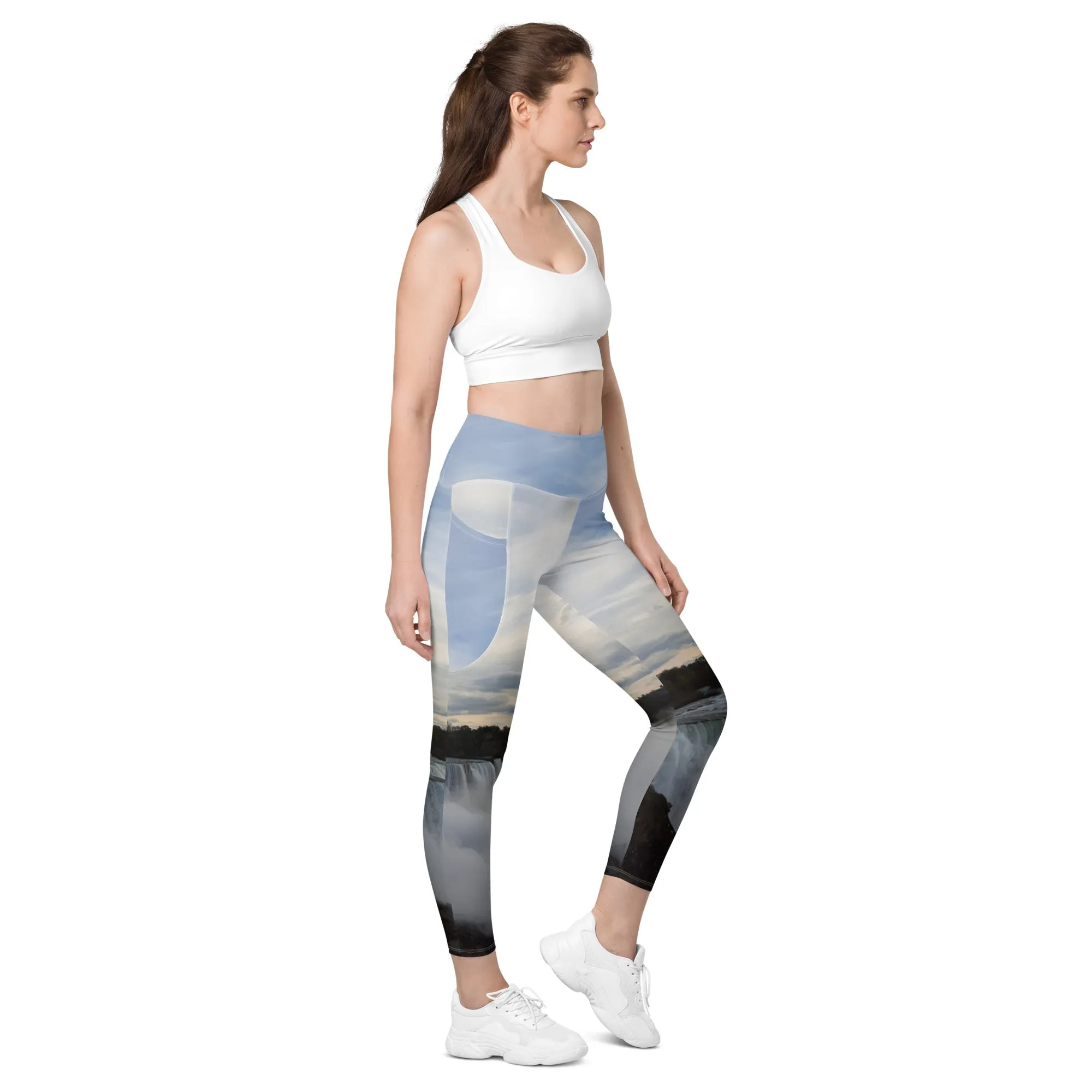 GG - Women's Leggings with pockets - N Y Falls