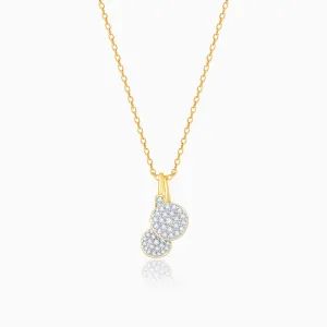 Gold Cheerful Cherry Diamond Pendant