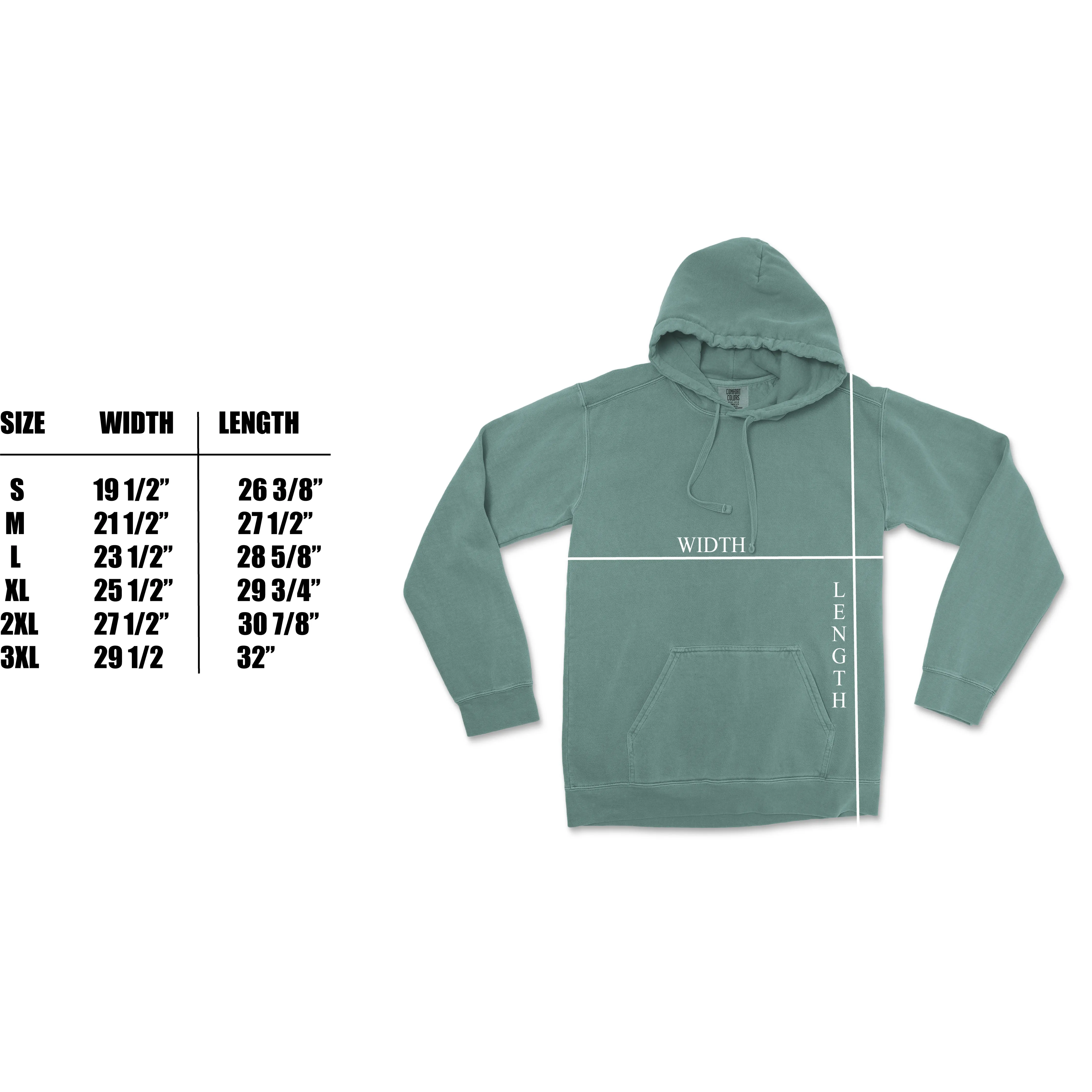 Guadalupe National Park Comfort Colors Hoodie