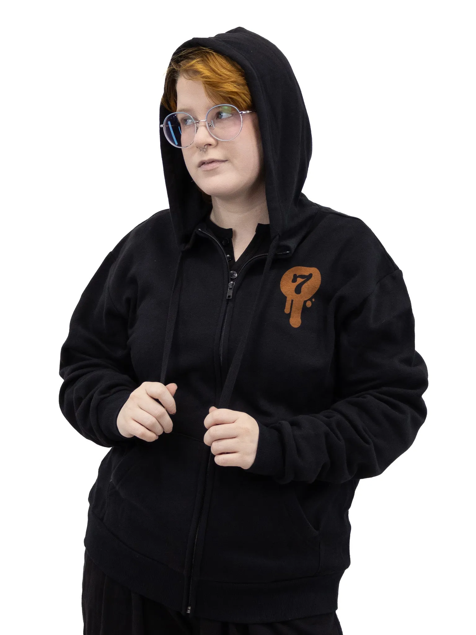 Hallowed Gourd Zip Hoodie SEVENTH INK