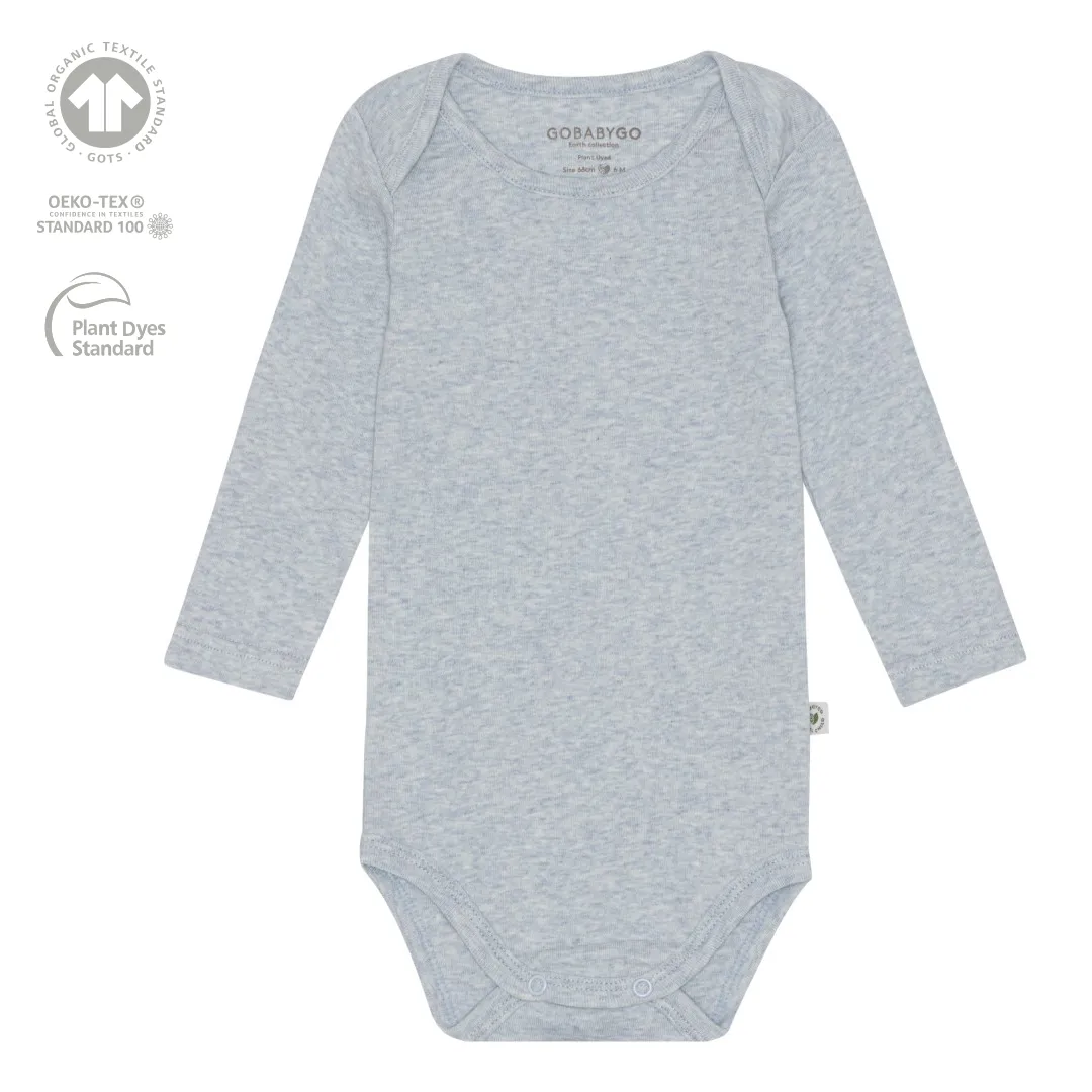 Hazel Body l/s Organic GOTS Cotton - Sea