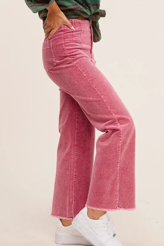 Hello There Rose Corduroy Pants