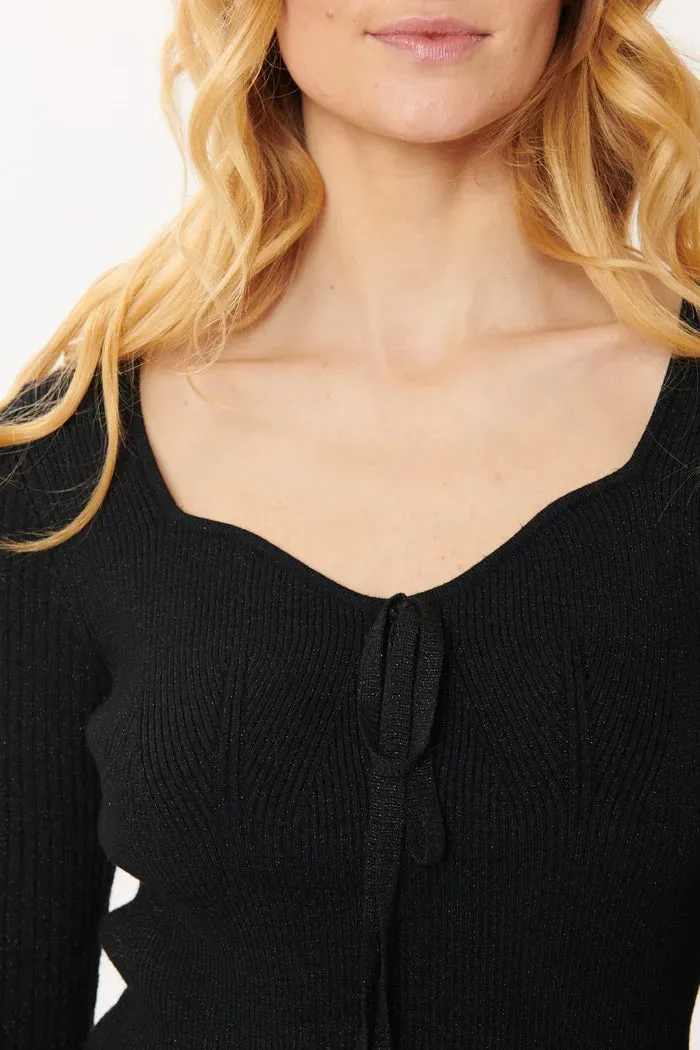 Jasmine knit Top - Black