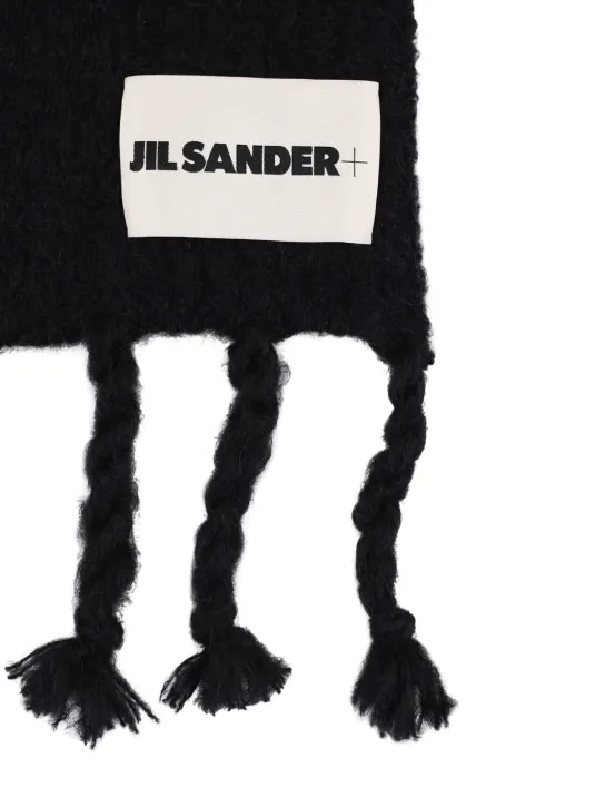 Jil Sander   Mohair blend knit scarf 