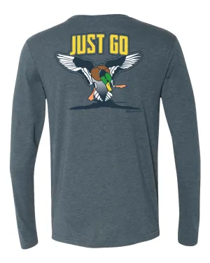 Just Go 3D Mallard Long Sleeve Tee