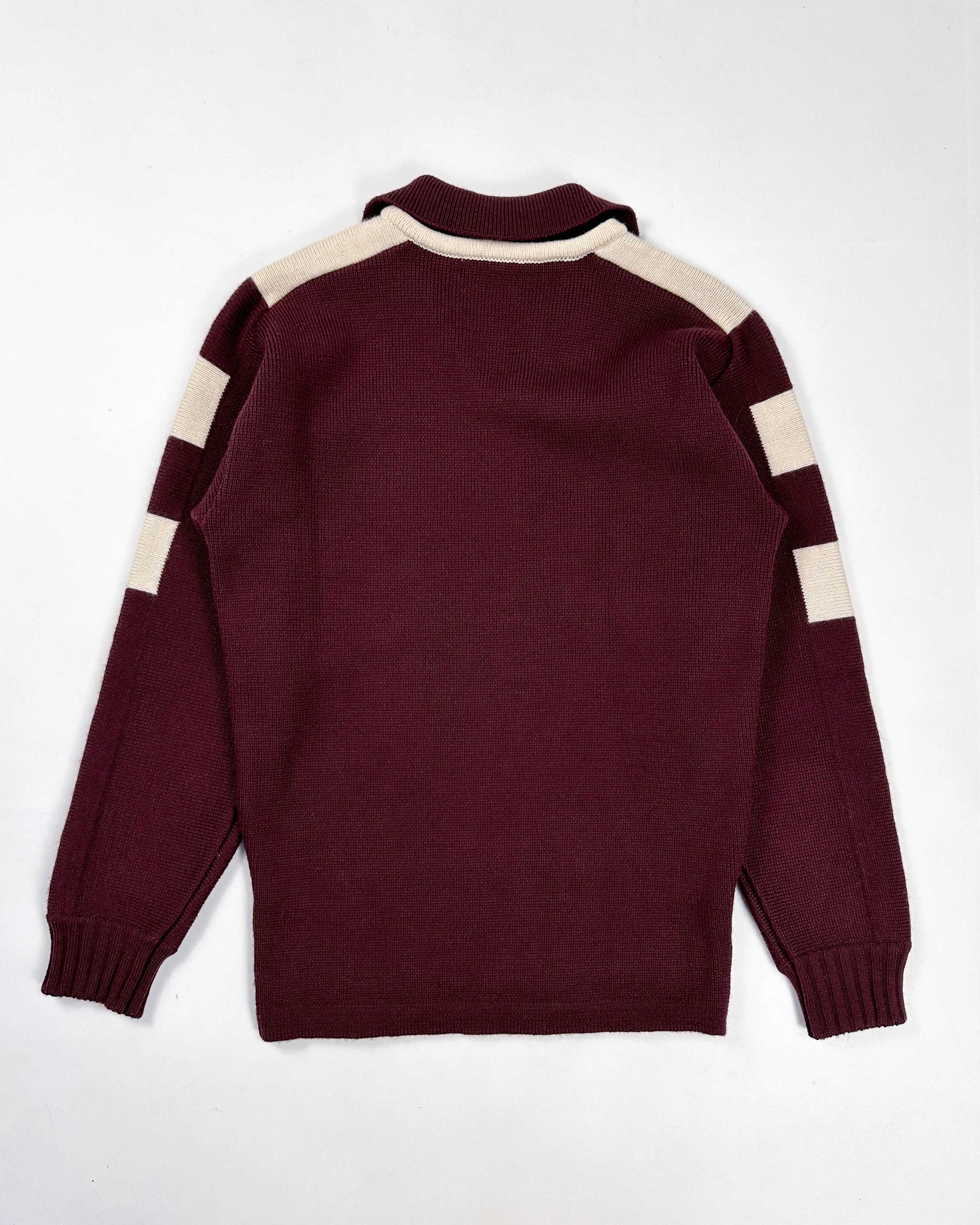 Katharine Hamnett College Burgundy Knit 2000's