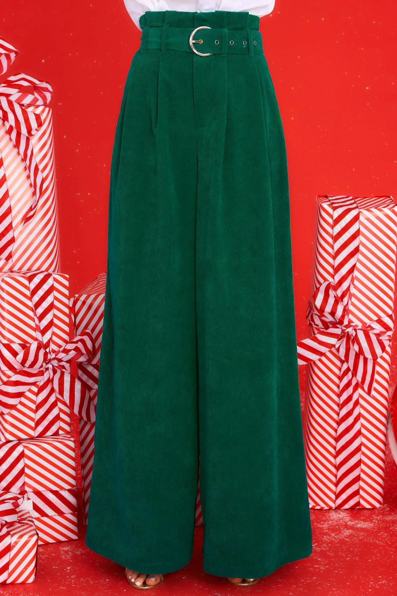 Keeping It Classy Emerald Corduroy Pants