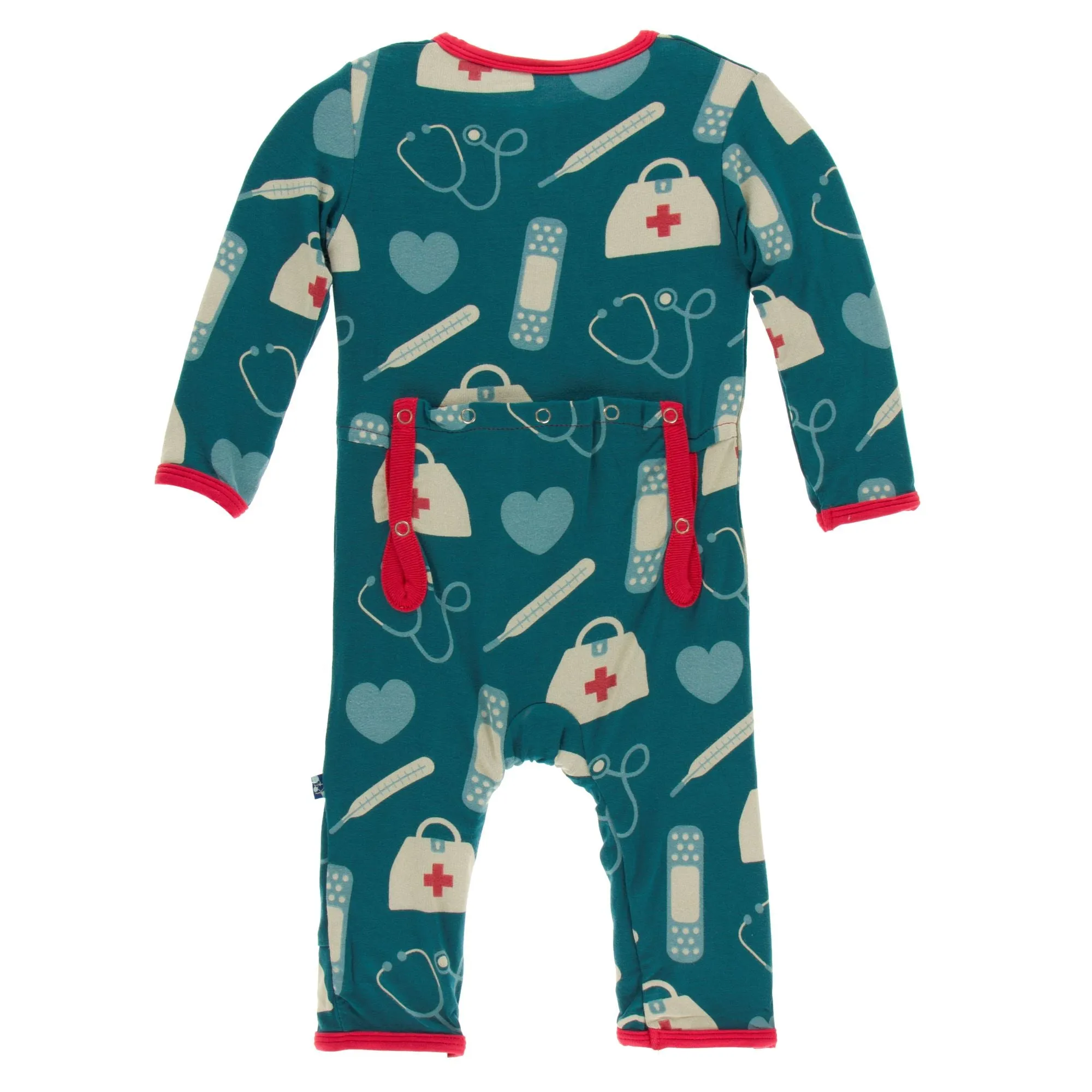 KicKee Pants Oasis Medicine Coverall with Zipper