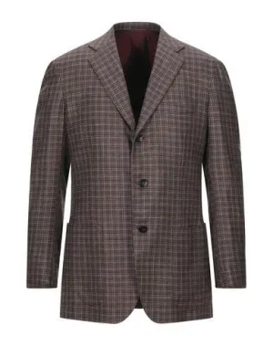 Kiton Man Blazer Dark brown 40 suit