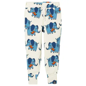 Kukukid Organic Cotton Pocket Pants - Caramel Elephant