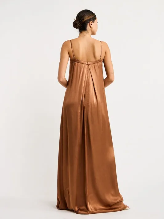 La Lune Column Maxi Dress