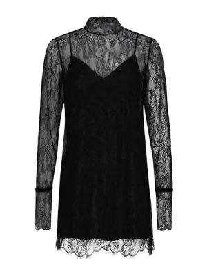 LACE SHIFT DRESS 101724