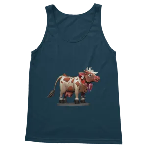 Light Brown Cow Classic Adult Vest Top