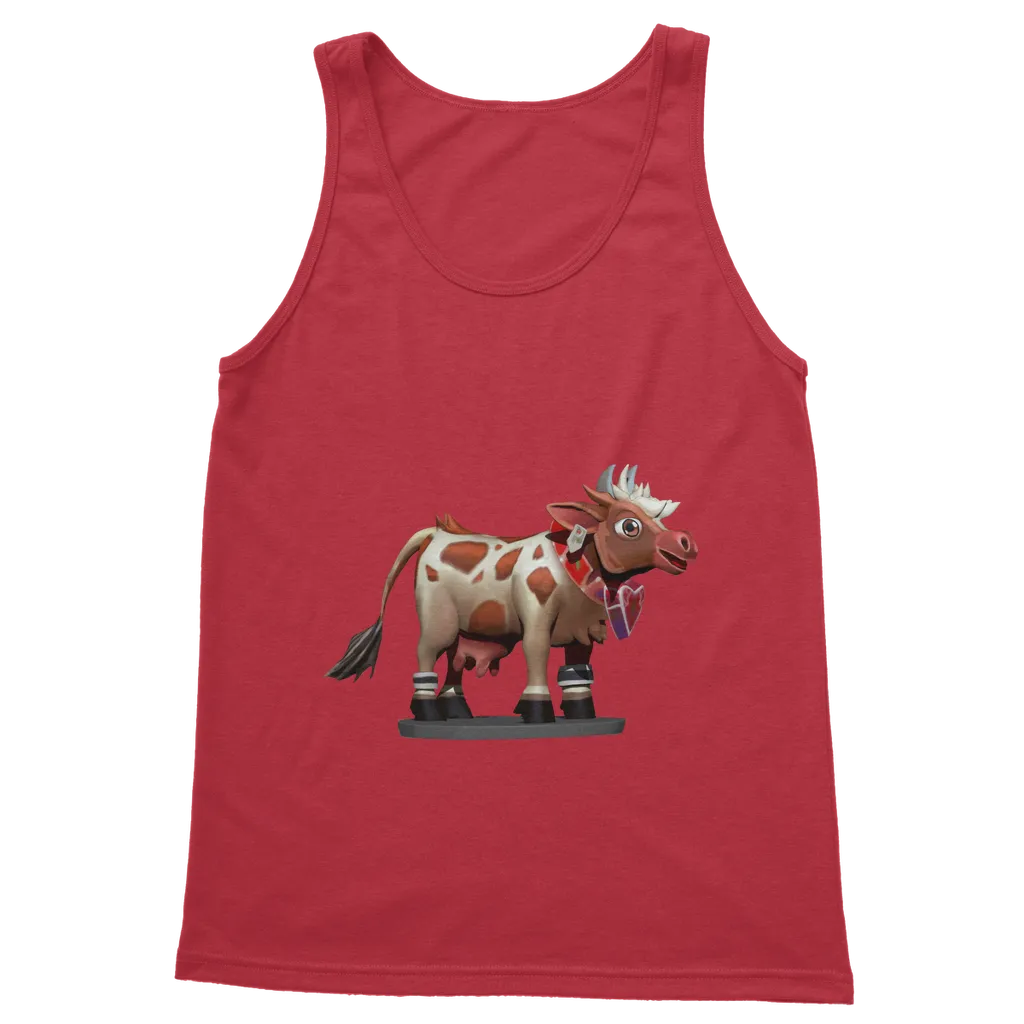 Light Brown Cow Classic Adult Vest Top