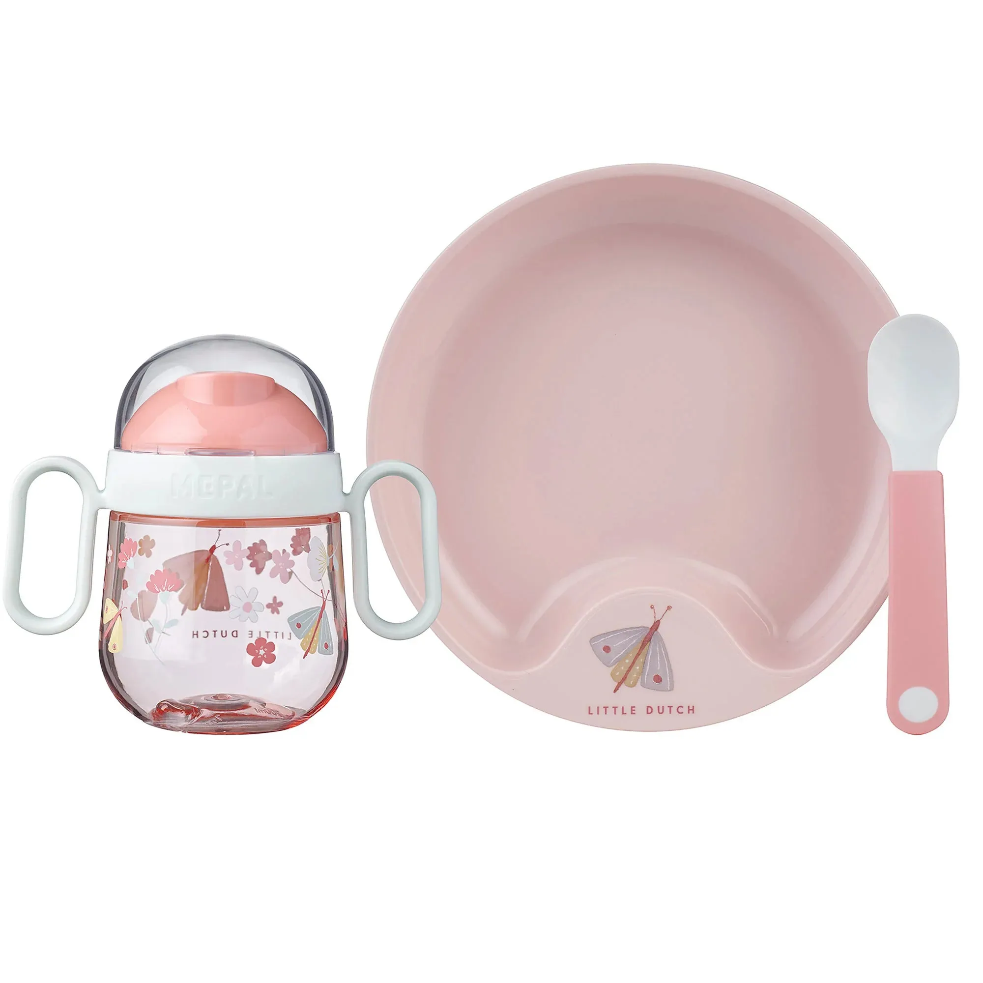 Little Dutch Mepal Baby Dinnerware Set - Flowers & Butterflies