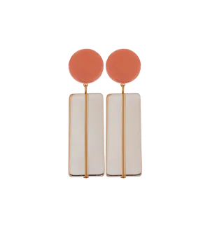 Lorena Taddei Peach Earring Set