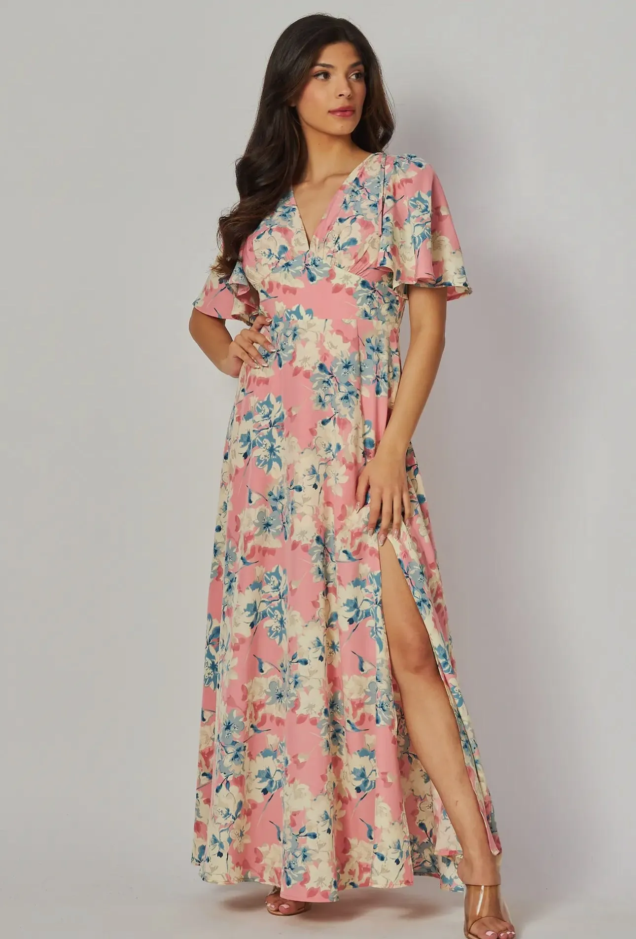 Lovely in Floral  Maxi Dress