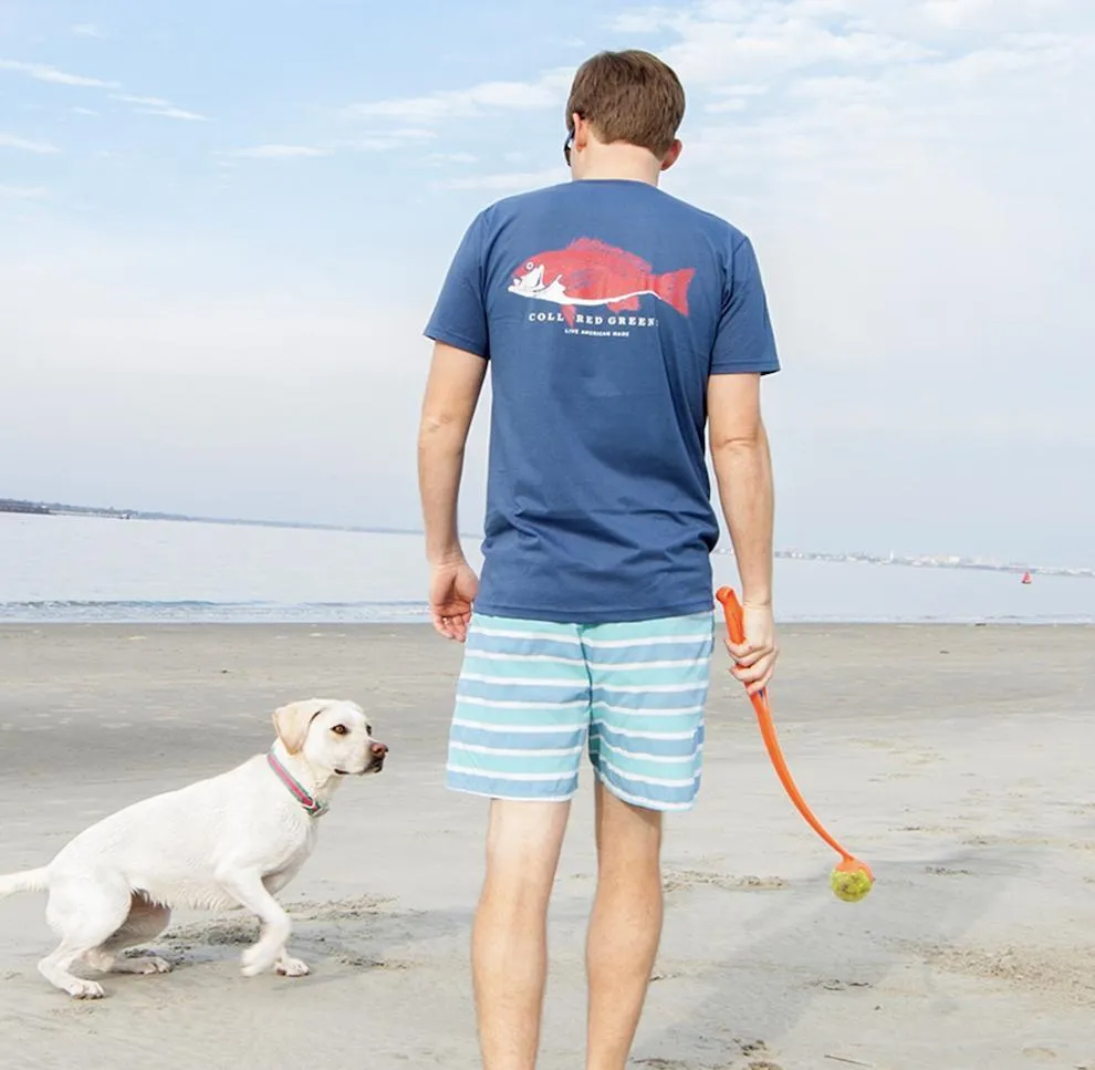 Lowcountry Boil: Long Sleeve T-Shirt - Steel Blue - Medium