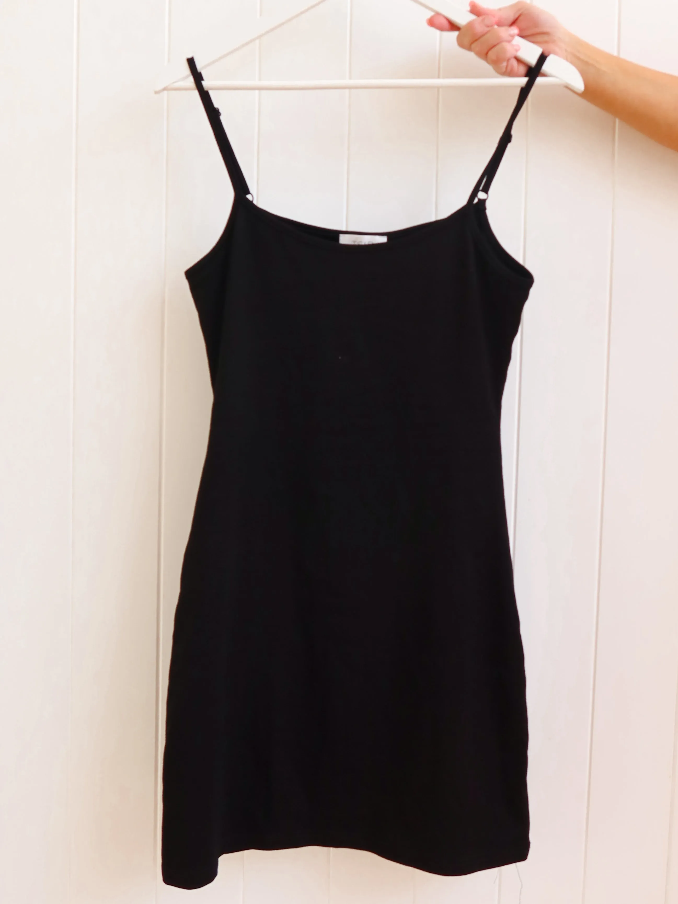 Martin Slip Dress - Black