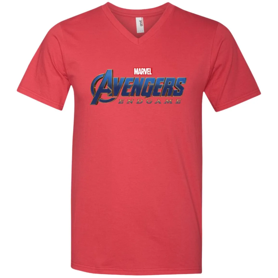 Marvel Avengers Endgame Movie Logo Graphic Men V-Neck T-Shirt