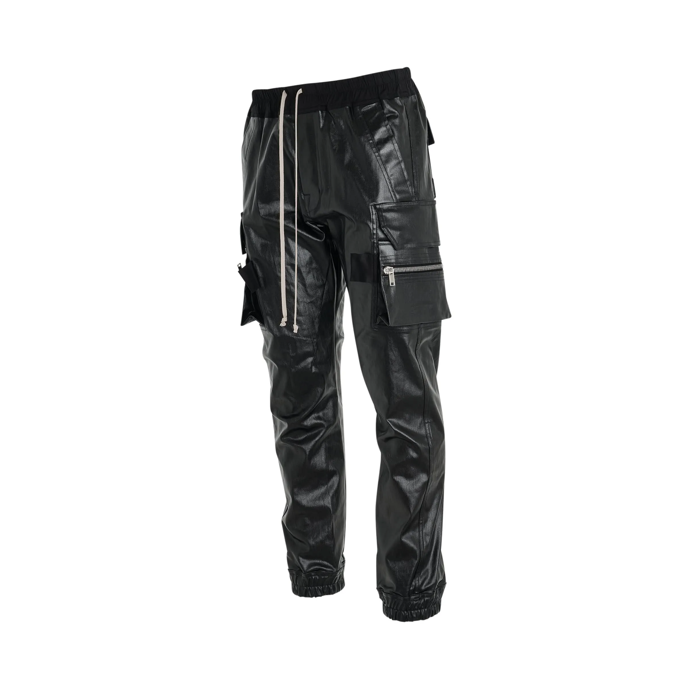 Mastodon Cargo Denim Pants in Black